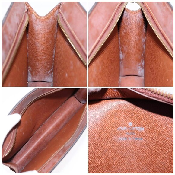 Auth Louis Vuitton Monogram Pochette Homme Clutch Bag Brown  LOUIS VUITTON Monogram Pochette Homme Clutch Bag M51795 LV Auth 89650